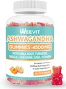 Sugar Free Ashwagandha Gummies for Women & Men, Ashwagandha Gummy med Maca Root Powder