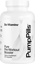 Pumppills Nitrogenoxid Kosttilskud til mænd og kvinder - L Citrullin L Arginin Supplement - Stimulant Free Pre Workout Pills - Nitrogenoxid Booster - Vegan, Paleo, Keto (120 kapsler)