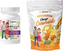 BariatricPal 30- Day Bariatric Vitamin Bundle (Multivitamin ONE 1 per dag! Chewable with 45mg Iron - Blandet Berry og Calcium Citrate Soft Chews 500mg with Probiotics - Orange Creampsicle)