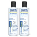 Dermasolve Eksem Relief Shampoo - Flare Control Scalp & Dandruff gratis terapi, der beskytter, moisturizes, og Reparationer Hud til børn & voksne - Steroid fri (2 - Pack)