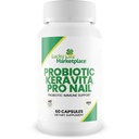 Probiotisk Keravita Pro Nail - Probiotisk immunforsvar Støtte til at støtte kroppen til naturligt forsvar mod svamp - Fremme klare negle - Støtte sund Gut Microbiome til at hjælpe immunforsvar