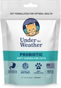 Under Vejret Pet Probiotiske Chews for Katte Budding124; fremmer normal fordøjelse, Balancer sund Gut Sundhed Budding124; 60 Star Shaped Soft Chews