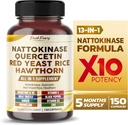Natokinase 5000FU Quercetin Red Yeast Rice Hawthorn - Samlet wellness support - Made in USA