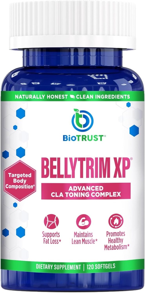 BioTrust BellyTrim XP Advanced CLA toning supplement, konjugeret linolsyre (60 Servere)