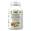 ANDREW LESSMAN Digest Sikrer 180 Kapsler - Omfattende Blend af kraftfulde naturlige enzymer til at støtte og forbedre fordøjelsessygdomme, Vegetarian-Sourced Enzymes, Lille let at synke kapsler