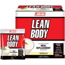 Labrada Lean Body MRP All- In- One Vanilla Meal Erstatning Shake, 40g Protein, Whey Blend, 8g Sunde Fats EFA 's & Fiber, 22 Vitamin og Min, Ingen kunstig farve, Gluten Free, (42 Pakets)