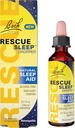 Bach RESCUE SLEEP Dropper 20ml, Natural Sleep Aid, Homøopatisk Blomst Essence, Gratis Melatonin, Sukker, & Gluten, Familie-Friendly, Ikke-alkohol Formel