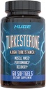 Turkesterone Supplement (500mg) Ajuga Turkestanica Extract, Forbedre Lean Muscle Mass, Motion Performance, Forbedre Muscle Recovery med vores Softgel Absorption Technology (60 Softgel)