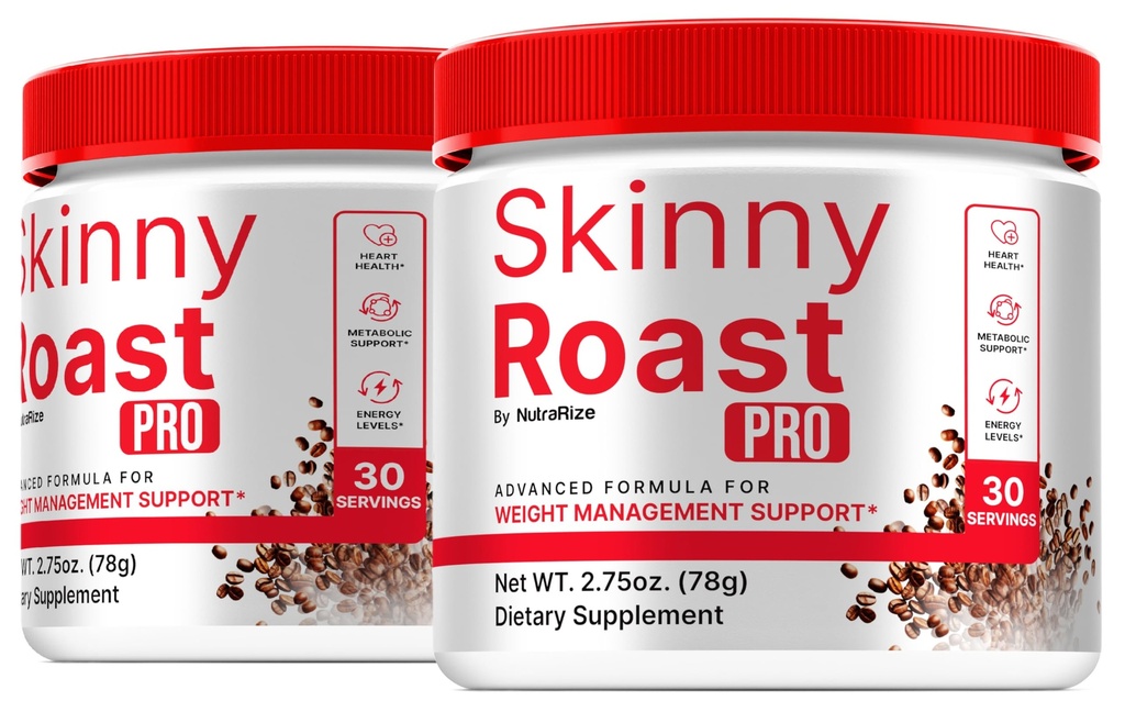 (2 Pack) Skinny Roast Pro - Premium Powder Formel for total sundhed & Fitness, SkinnyRoast Pro til støtte sund livsstil & vedligeholde energi, Officiel Skinny Roast Pro i en krukke anmeldelse (60 Serveringer)