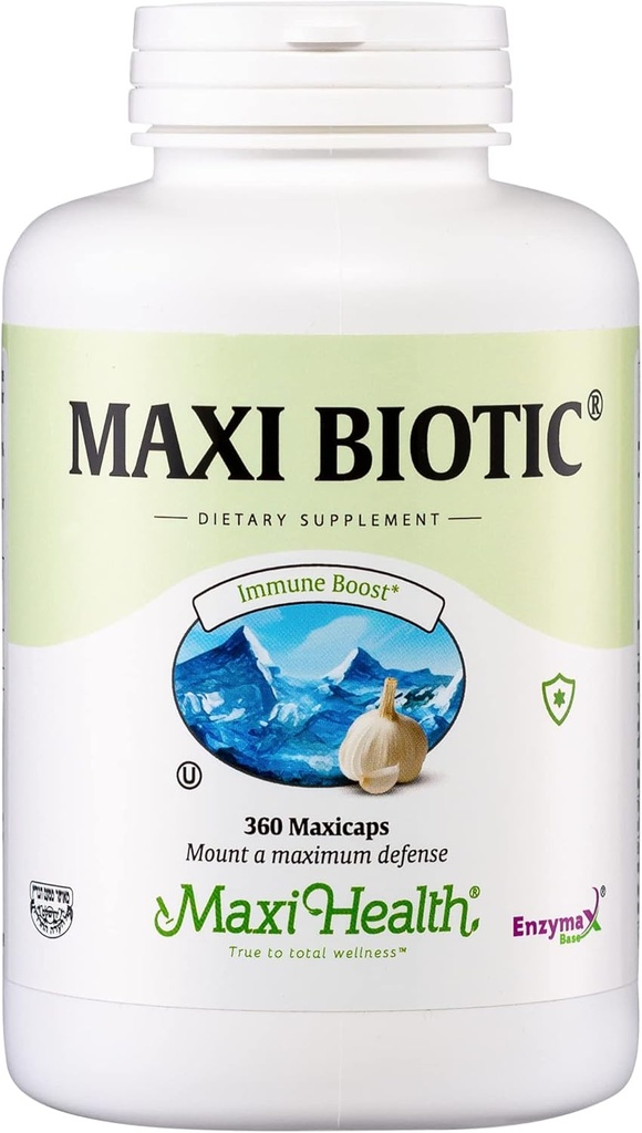 Maxi Health - Maxi Biotic Aged Hvidløg Udtræk Kapsler (360 Greve)