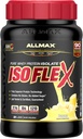 ALLMAX Nutrition ISOFLEX Whey Protein Isolate, Banana - 2 LB - 27 Bedste Protein Per Scoop - Zero Fat & Sugar - 99% Lactose Free - Gluten Free & Soy Free - Ca. 30 Servere