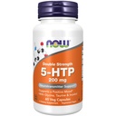 Now Foods Supplements, 5- HTP (5- hydroxytryptophan) 200 mg, Double Strength, Neurotransmitter Support *, 60 Veg Kapsler