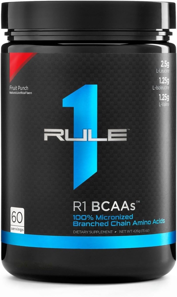 Regel 1 R1 Bcaa 60 Servering Fruit Punch, 444 Gram