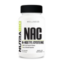 NutraBio N- Acetyl Cysteine Supplement (NAC) - 90 Kapsler, 600mg Hver - Kraftfuld Antioxidant - Immunstøtte - Boost Glutathion