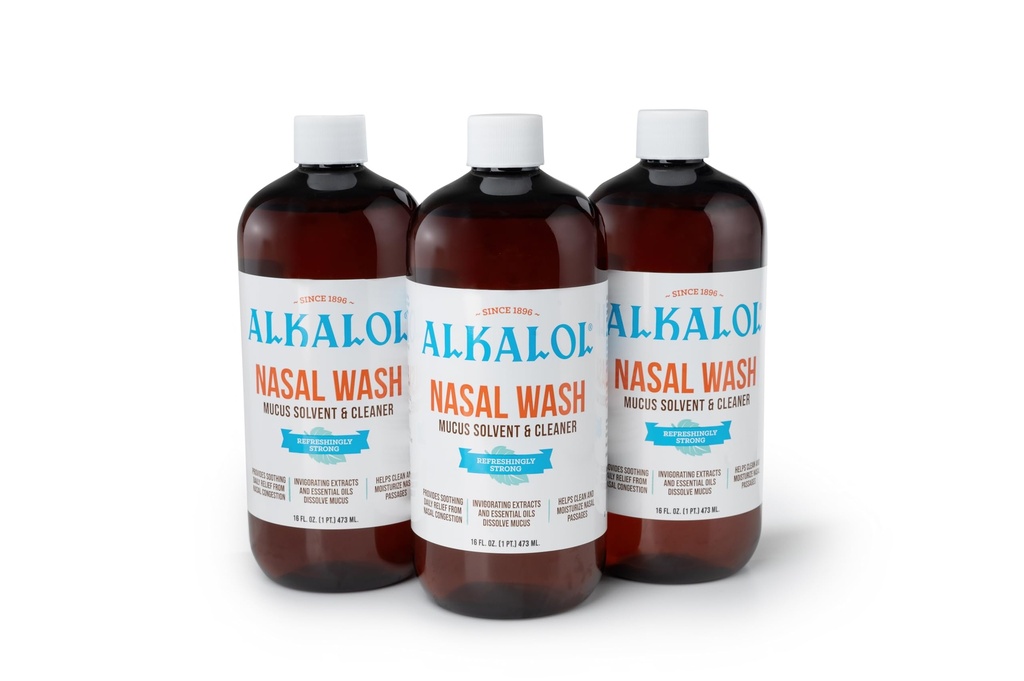 Alkalol Solution Original Nasal Wash, 16 fl oz (pakning med 3)