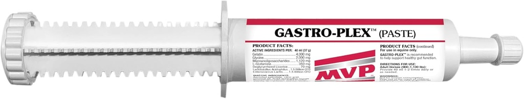 MVP gastro- Plex Paste 5- Pack (10 doser) Gastrisk stress Relief Paste til heste