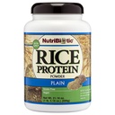 Nutribiotic - Plain Rice Protein, 1 Lb 5 oz (600g) - Low Carb, Keto- Friendly, Vegan, Raw Protein Powder - Grown & Forarbejdede Uden Kemikalier, GMO 'er eller Gluten - Nem at Digest & Nutrient- Rich
