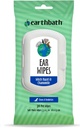 earthbath Dog Ear Wipes - Gentle Dog Ear Cleaner, Best Pet Wipes for Dogs & Cats, Made in USA, Cruelty-Free Dog Wipes, Keep Your Pet's Ears Naturally Clear & Infection Free - 30 Count (1 Pack)
