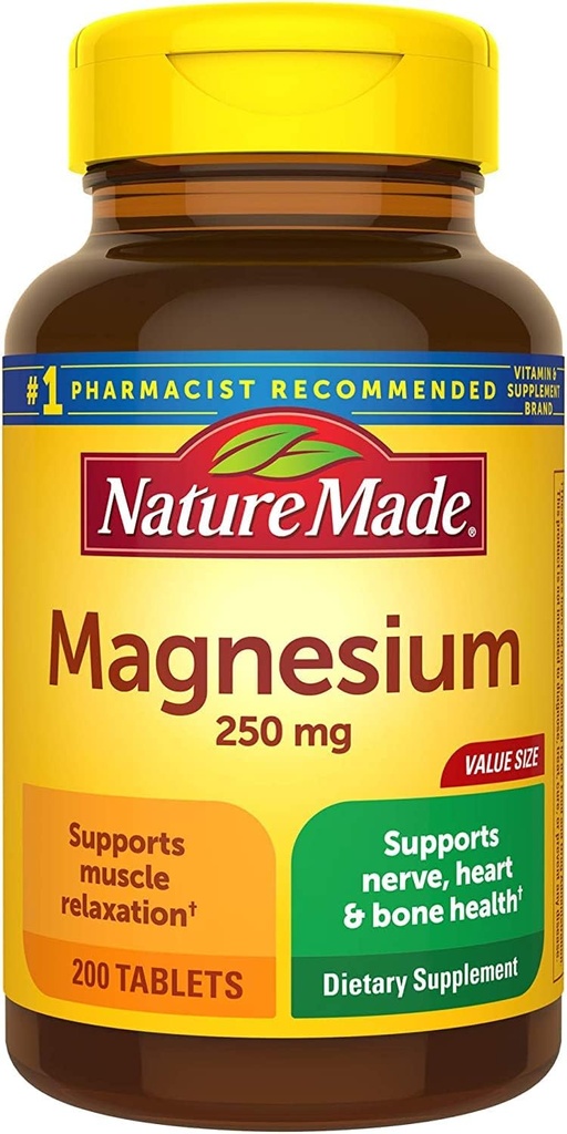Magnesium 250 mg tabletter