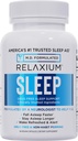 Relaxium Sleep Aid - Professional Strength Formel for Voksen124; 5mg Melatonin, Magnesium Glycinate, Valerest & Ashwagandha