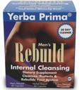 Yerba Prima Cleanse Mænd Genbygge Kit - 30 dages interne oprydning Kosttilskud designet til mænd - Prostata & Colon Sundhed - Nyre & Lever - Natural Herbal Psyllium Fiber, Aloe Vera, Mælk tidsel frø