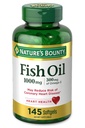 Nature 's Bounty Fish Oil Omega-3 1000 mg Softgels 145 ea