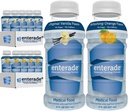 enterade AO 24 Bottles Orange and Vanilla Bundle, Specially Formulated to Reduce Treatment GI Side Effects, 8oz Orange (1 Pack of 12) + 8oz Vanilla (1 Pack of 12)
