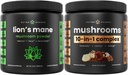 NutraChamps Lions Mane Powder & 10 in 1 Mushroom Powder