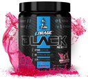 eFlow Nutrition Enrage Black High Stimulant Pre Workout Supplement - Preworkout Powder to Boost Energy, Pumper og Styrke - 4 Arme (30 Servere) (Sour Black Cherry)