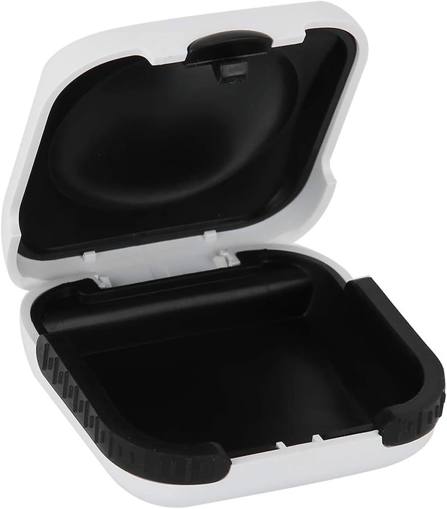Hørestøtte Sag Hard Small Splashproof 2.16 "* 2,04" * 0,39 "Cushioned Interior for 2 Hørehjælpemidler, ITE, RIC, CIC