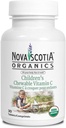 Nova Scotia Organics Children 's Chewable Vitamin C (30 tyggetabletter); Certificeret Organisk; Vegan, Organic Acerola Berries
