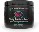 Klarhed Prebiotic Blend - Optimer Gut og Mood via Gut- Brain-aksen - En måneds Tilgang - Let at bruge, en Scoop blander med flydende eller fødevarer - Vegansk, Soy- Free, Gluten- Free, Non- GMO