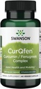Swanson Controlled Release Curqfen Curcumin / Fenugreek Complex 60 Veg Kapsler