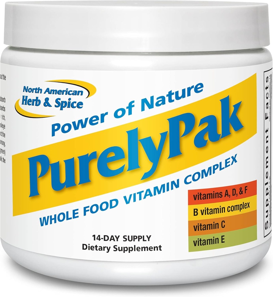 NORTH AMERICAN HERB & SPICE Rent Pak - Hel Food Vitamin Supplement Plan - Vitamin A, B Complex, C, D, E & Omega 3-6-9 - Nemt Absorbable - Non-GMO - 14-Day Supply