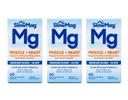 Slow Mag Magnesiumchlorid og calcium, 60 tabletter hver (værdipakke med 3)