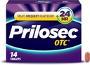 Prilosec OTC, Omeprazol Delayed Release 20mg, Acid Reducer, Treats Hyppig Heartburn for 24 Hour Relief, All Day, All Night *, Heartburn Medicine, 20mg, 14 tabletter