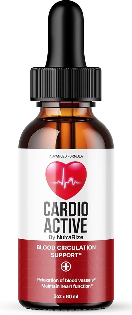 NutraRize Cardio Active Drops for Advance Formula - Official Supplement Drops, All Natural Cardio Active Support for Blood Circulation, Reviews (30 Servings)