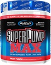 Gaspari Nutrition SuperPump MAX, The Ultimate Pre Workout Powder, Sustained Energy Preworkout, Nitric Oxide Booster, Muscle Growth, Recovery & Replenishes Electrolytes (40 Servings, Fruit Punch)
