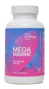 Mikrobiome Labs MegaMarine Omega 3 Fish Oil Supplements - Gut- Specifikt EPA DHA Omega 3 Supplement med DPA for Gut Health - Support Immuno Gut Barrier Funktion (60 Softgel)