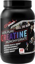 GMU SPORT - 100% Pure Creatin monohydrat pulver til mænd og kvinder - Pure Creatin pulver til muskelvækst, forbedret ydeevne og øget styrke - Kreatin supplement - Unflavored