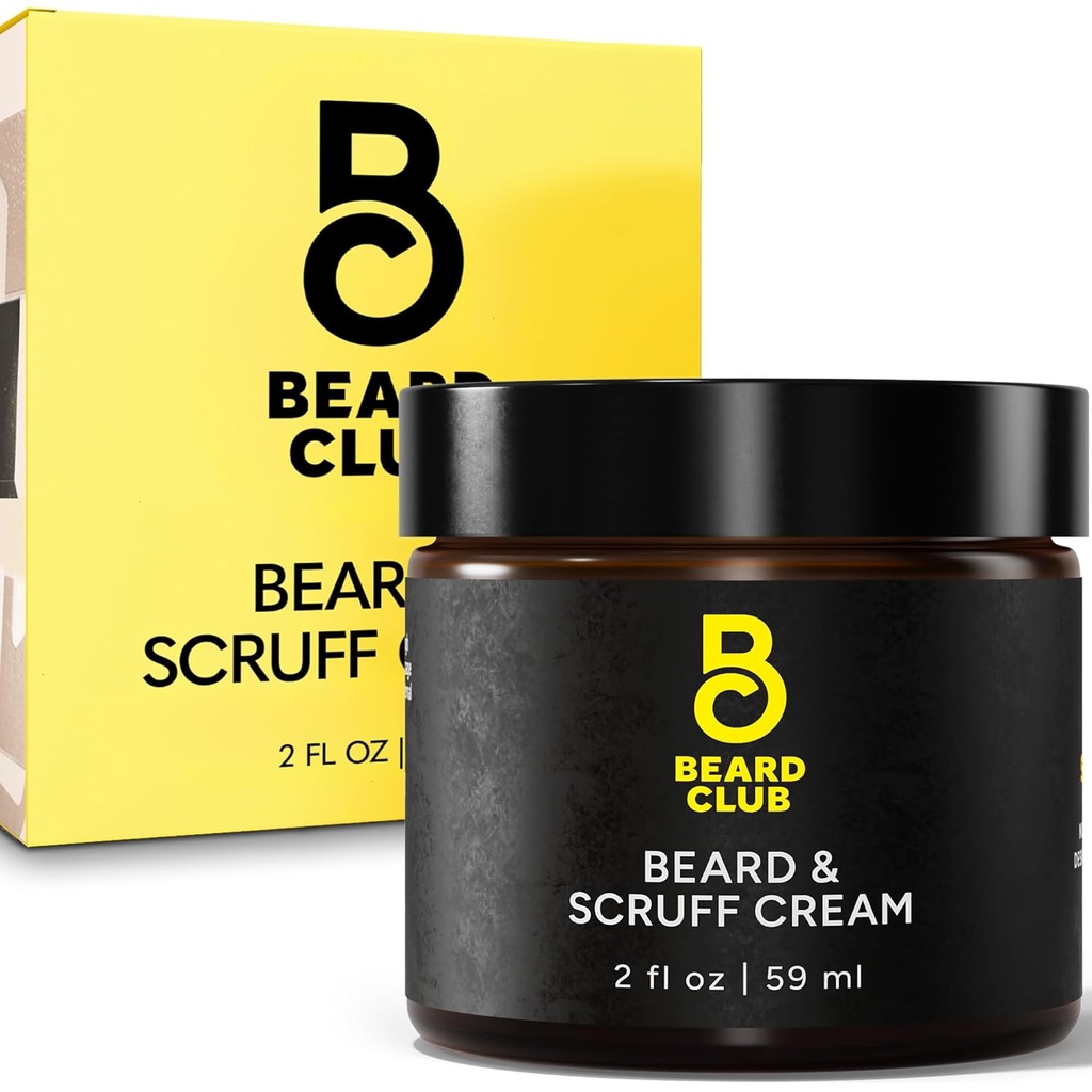 The Beard Club Biotin Beard Cream - Fugtgivende og hydrerende Shea Beard Butter til sundere ansigt hår & hud