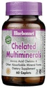 Bluebonnet Nutrition High Potency Chelated Multimineraler, Albion Chelated Minerals, Soy- Free, Gluten- Free, Non- GMO, Kosher Certified, Dairy- Free, 60 Caplets, 20 Servere