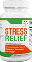 Spectra Vitaminer Stress Relief for voksne, Natural Stress Supplement med Ashwagandha og Herbal Formel, Focus og Energy Supplement til at slappe af og ro, 60 kapsler