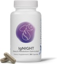 InfiniWell IgNIGHT - Valerian Root & Ashwagandha Sleep Aid med korn af Paradis til støtte for stofskiftesygdomme - fremme sund stofskiftefunktion, mens du sover - (30 kapsler)