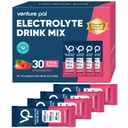 Venture Pal High Sodium Sugar Free Electrolytes Powder Packet - Hydration Packets med Vitamin, Natrium & Kalium- 124; Zero Calories