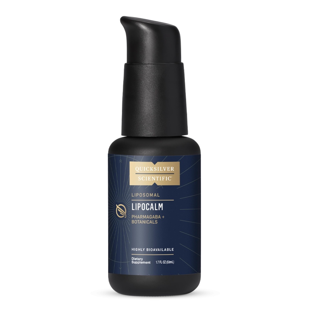 Quicksilver Scientific LipoCall - Liposomal GABA med urter til afslapning Support - Kamille, Passionflower Herb & Skullcap supplement til fred i sind & søvn rolig Support (1.7oz / 50ml)