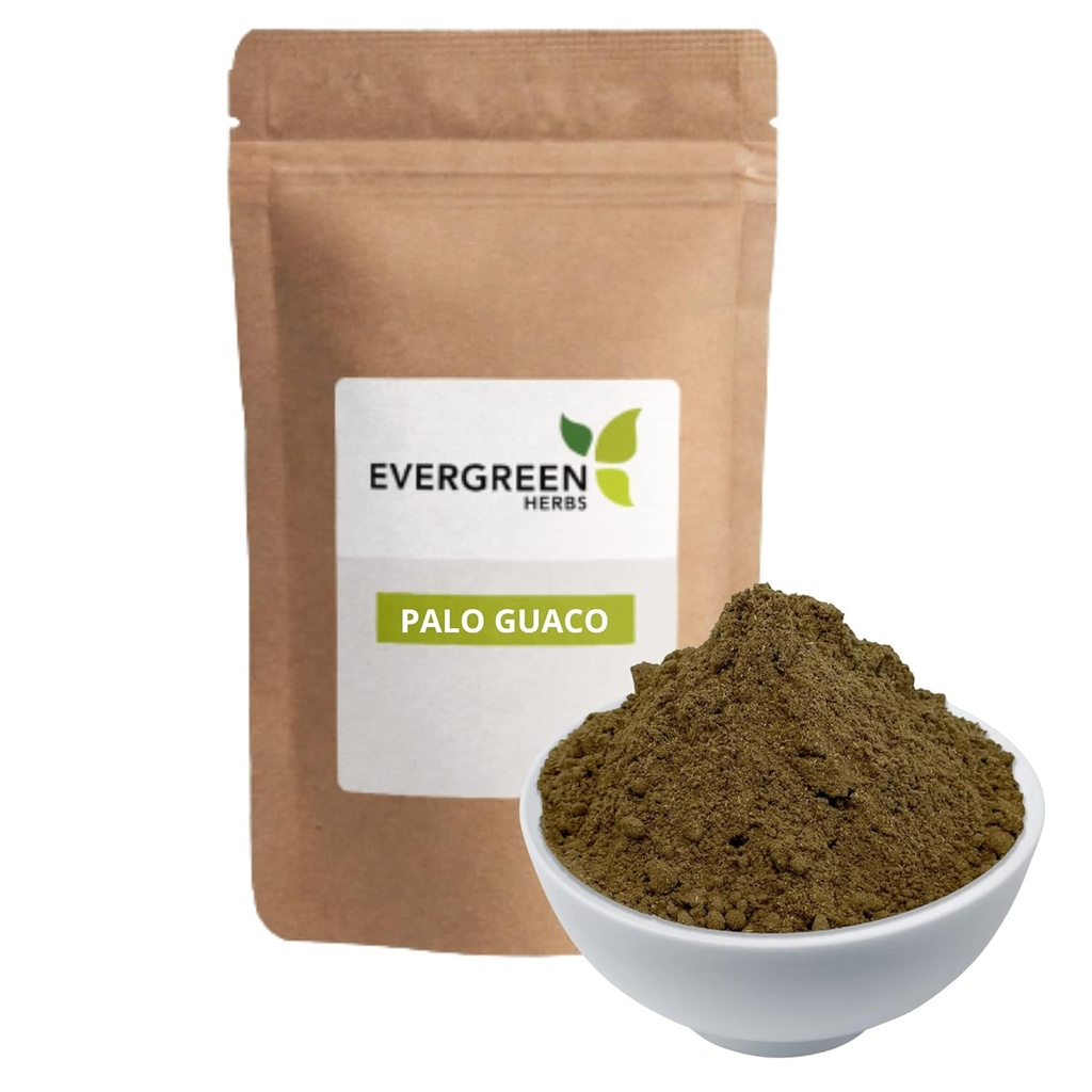 Evergreen Herbs Palo Guaco (Powder 8 oz) - Genopladelig Stand Up Pouch at sikre friskhed!