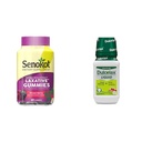 Senokot Kosttilskud Laxative Gummies, Natural Senna Extract, Gentle & Dulcolax Liquid Laxative, Stimulant Free Laxative for Comfortable Relief, Cherry Flavor, 12 oz.