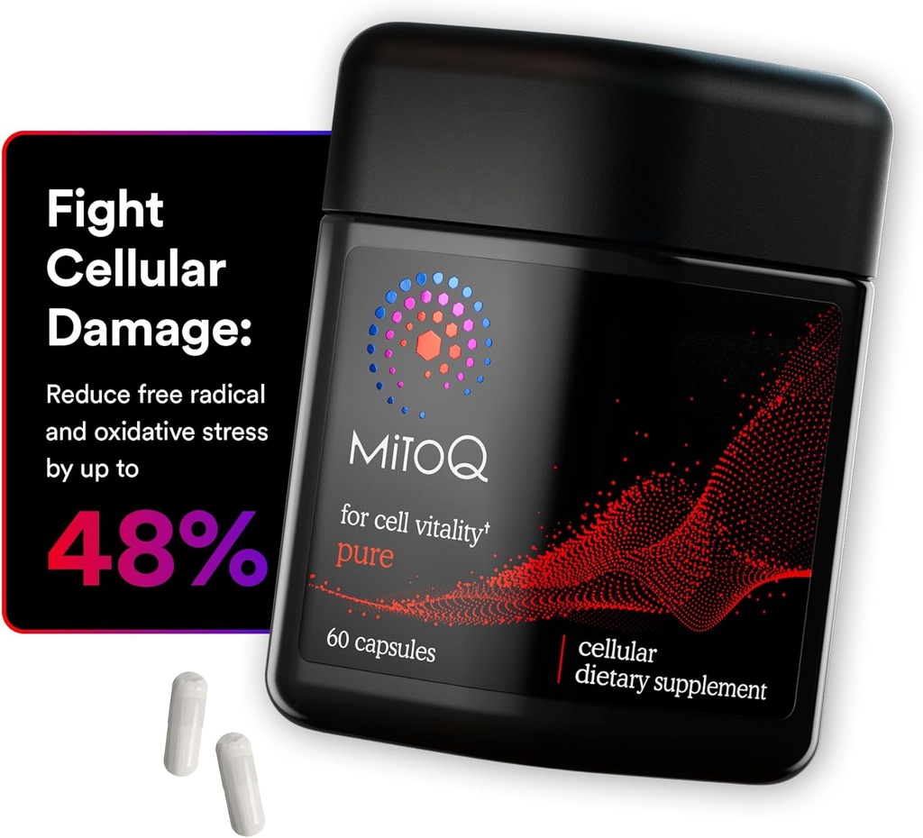 MitoQ Pure Advanced Mitokondria Supplement Superior Biotilgængelighed til CoQ10