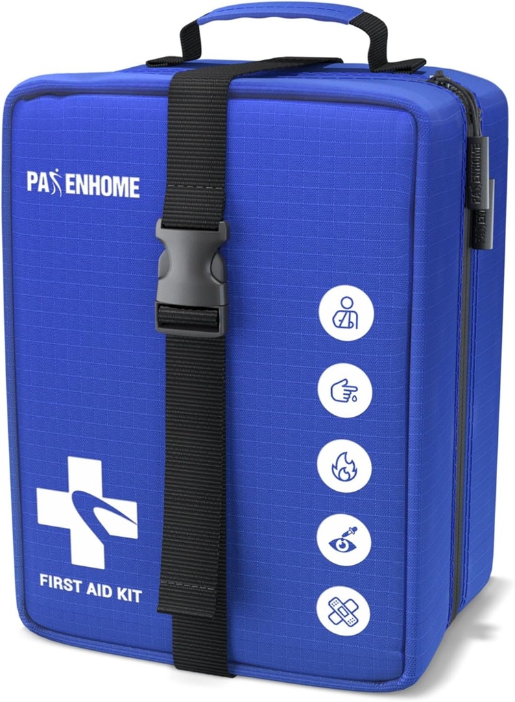 Professionel 506 PCS førstehjælpskasse - 4-in-1 Detachable Emergency Medical Kit til hjemmet, bil, Rejser, Camping, Vandretur, Arbejdssted, Køretøj og udendørs, Stor førstehjælpskasse Overlevelse